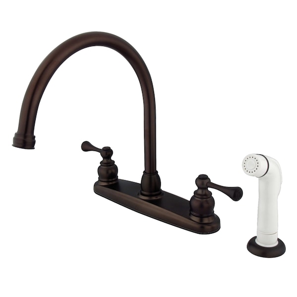 8" Centerset Kitchen Faucet, Oil Rubbed Bronze